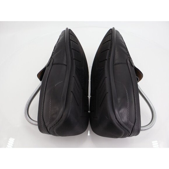 Ecco Men's Classic Moc Loafer Size 40 6 Driving Shoe Black Leather Slip On Comfy - Picture 6 of 11